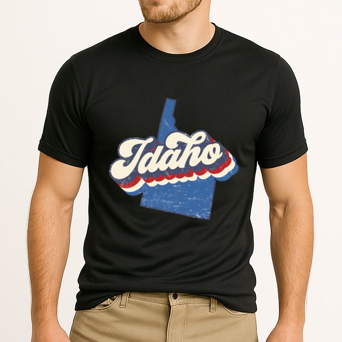 State Of Idaho Retro Logo Performance Shirt