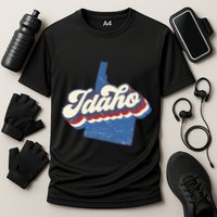 State Of Idaho Retro Logo Performance Shirt