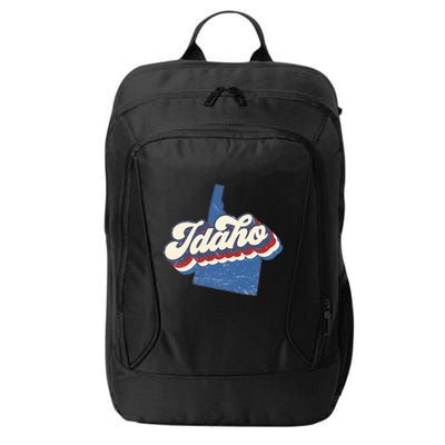 State Of Idaho Retro Logo City Backpack