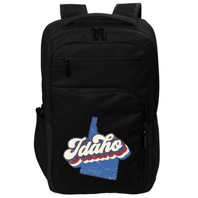 State Of Idaho Retro Logo Impact Tech Backpack