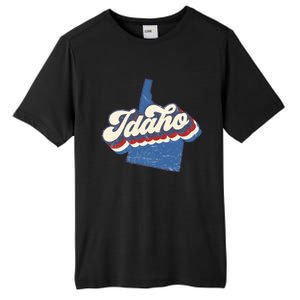 State Of Idaho Retro Logo Tall Fusion ChromaSoft Performance T-Shirt