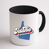 State Of Idaho Retro Logo Mug