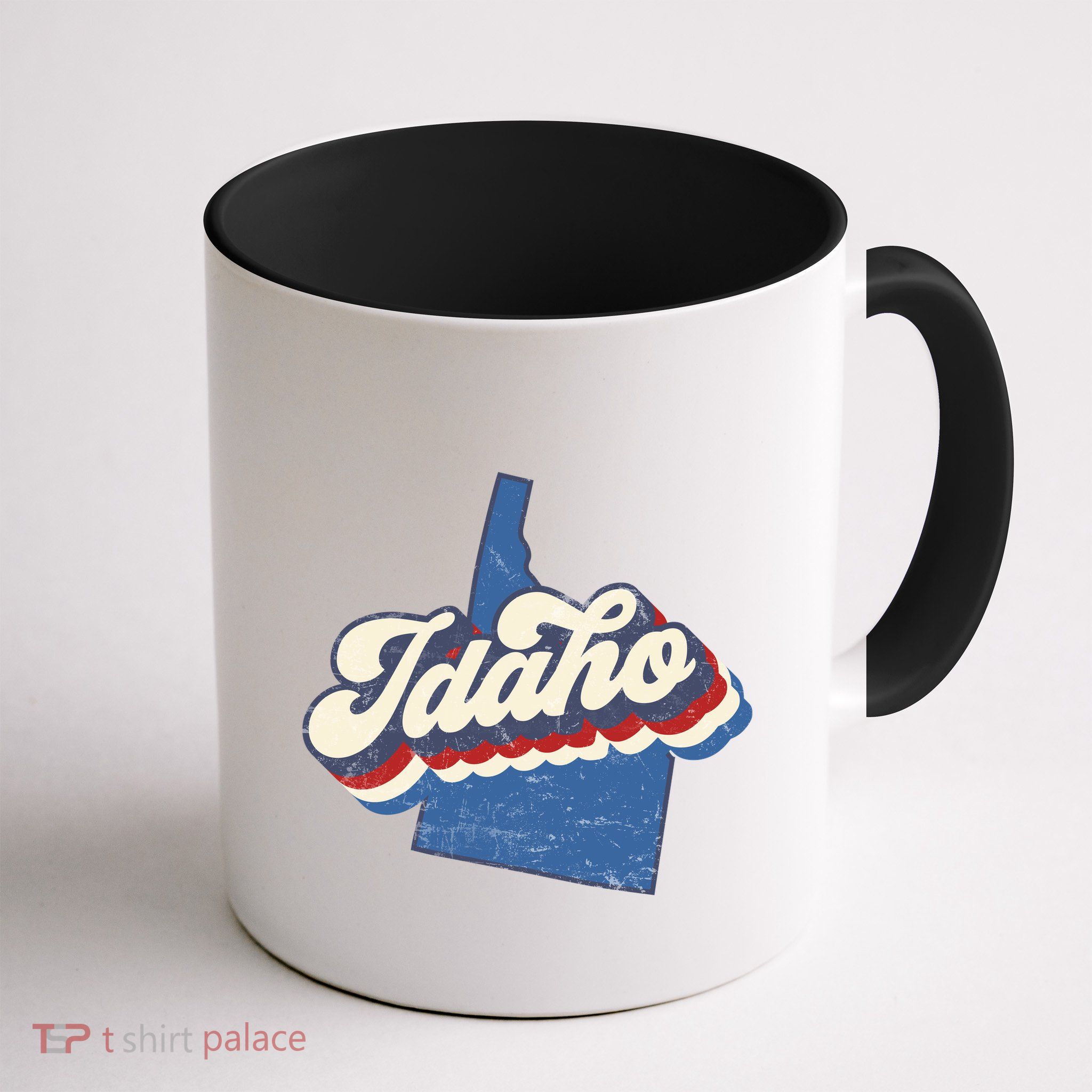 State Of Idaho Retro Logo Mug