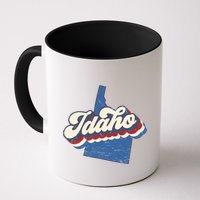 State Of Idaho Retro Logo Mug