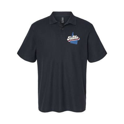 State Of Idaho Retro Logo Polo