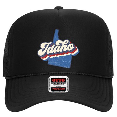 State Of Idaho Retro Logo Trucker Hat