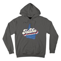 State Of Idaho Retro Logo Hoodie