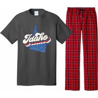 State Of Idaho Retro Logo Pajama Set