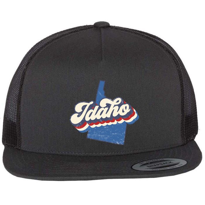 State Of Idaho Retro Logo Flatbill Hat