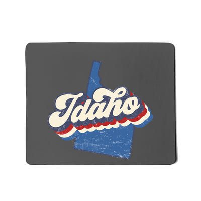 State Of Idaho Retro Logo Mousepad