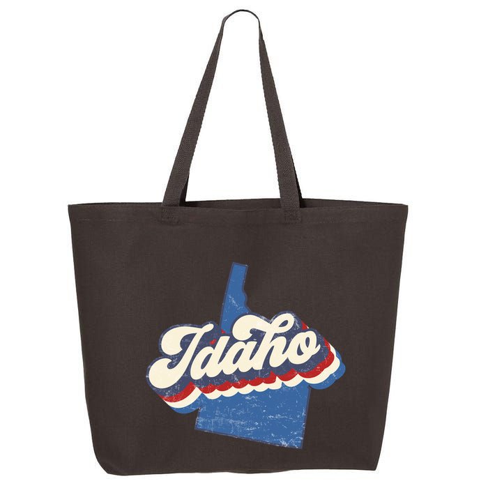 State Of Idaho Retro Logo 25L Jumbo Tote