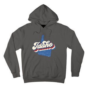 State Of Idaho Retro Logo Tall Hoodie