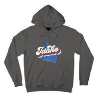 State Of Idaho Retro Logo Tall Hoodie