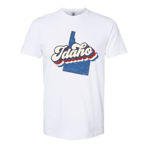 State Of Idaho Retro Logo Softstyle CVC T-Shirt