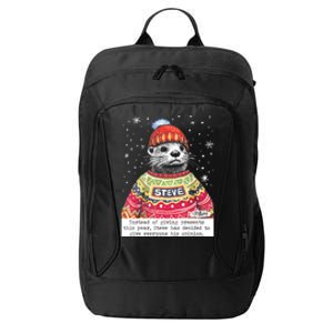 Steve Otter Instead Of Giving Presents This Year City Backpack