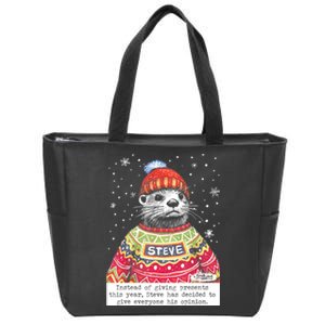 Steve Otter Instead Of Giving Presents This Year Zip Tote Bag