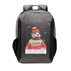 Steve Otter Instead Of Giving Presents This Year Vector Backpack