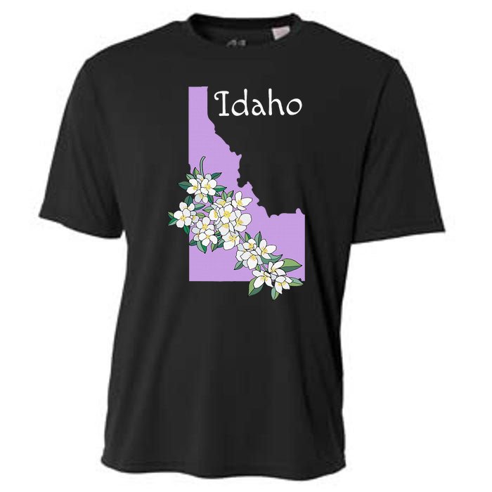 State Of Idaho Syringa Flower Cooling Performance Crew T-Shirt