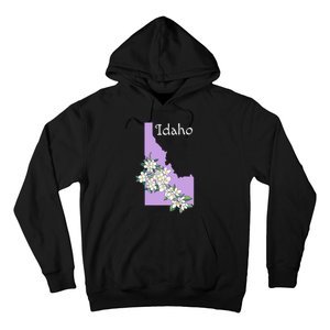 State Of Idaho Syringa Flower Hoodie