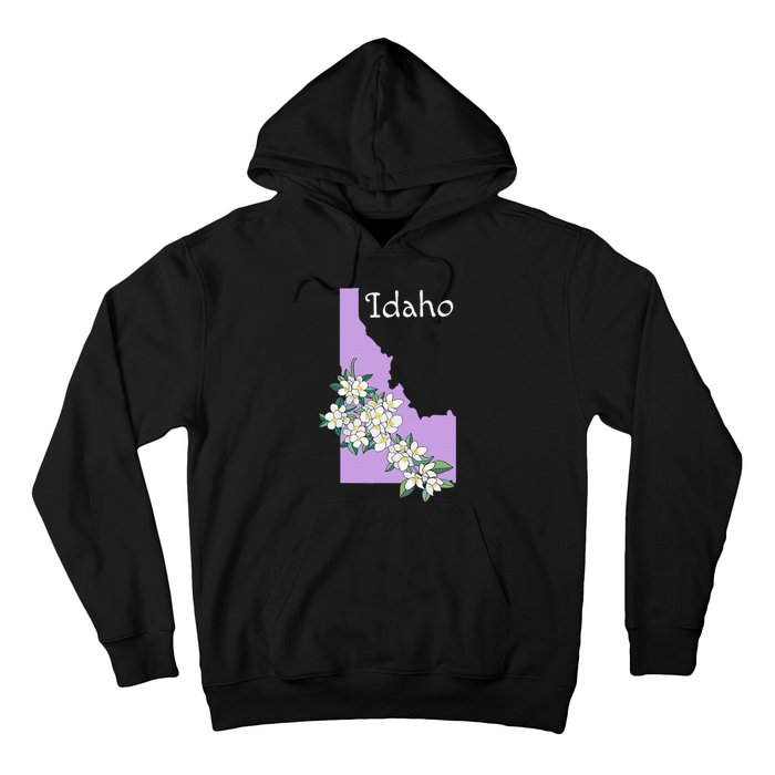 State Of Idaho Syringa Flower Hoodie