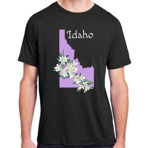 State Of Idaho Syringa Flower Adult ChromaSoft Performance T-Shirt