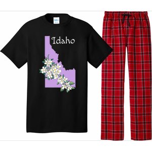 State Of Idaho Syringa Flower Pajama Set