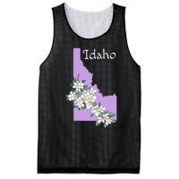 State Of Idaho Syringa Flower Mesh Reversible Basketball Jersey Tank