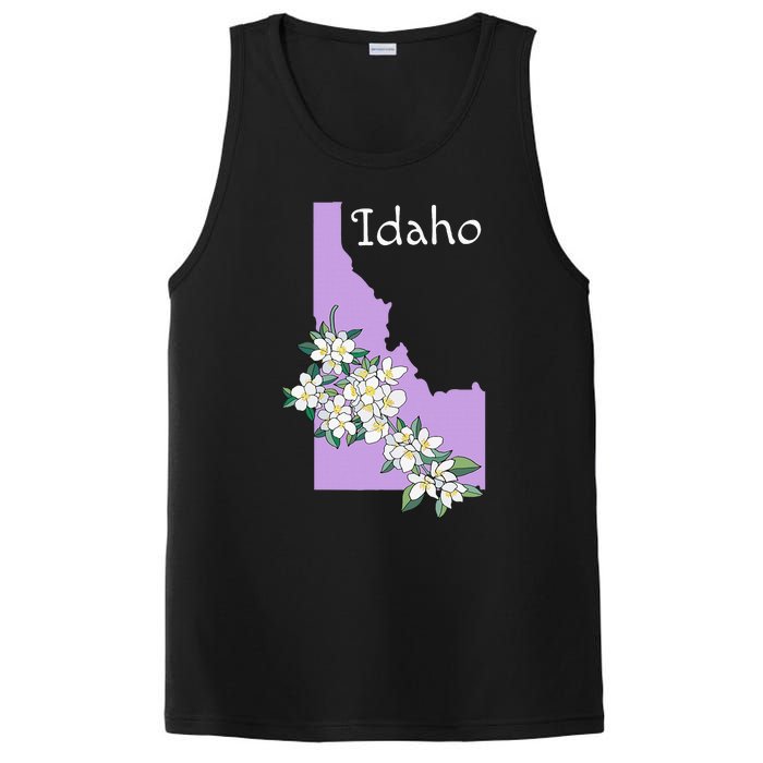 State Of Idaho Syringa Flower PosiCharge Competitor Tank