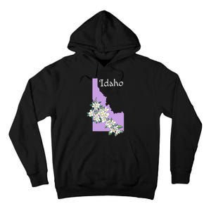 State Of Idaho Syringa Flower Tall Hoodie