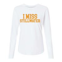 Stillwater Oklahoma I Miss Stillwater Womens Cotton Relaxed Long Sleeve T-Shirt