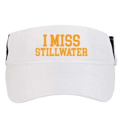 Stillwater Oklahoma I Miss Stillwater Adult Drive Performance Visor