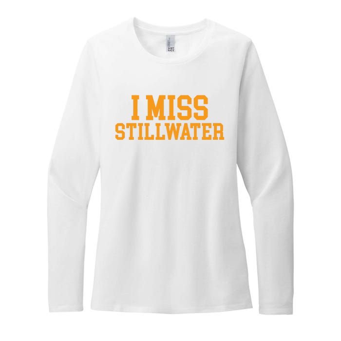 Stillwater Oklahoma I Miss Stillwater Womens CVC Long Sleeve Shirt