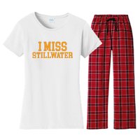 Stillwater Oklahoma I Miss Stillwater Women's Flannel Pajama Set