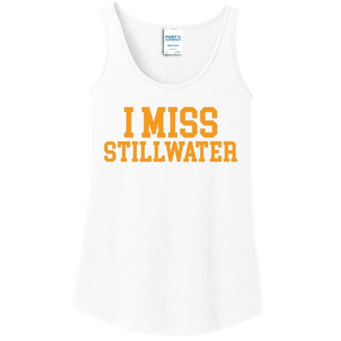 Stillwater Oklahoma I Miss Stillwater Ladies Essential Tank