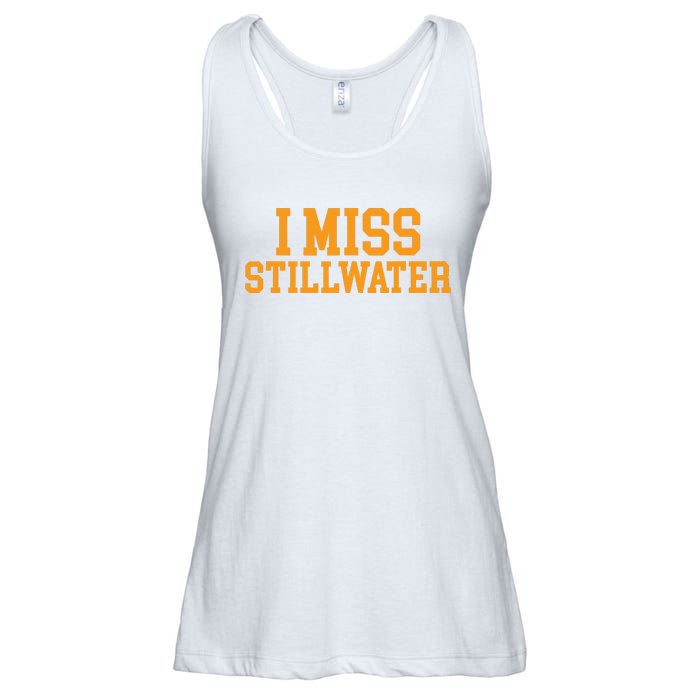 Stillwater Oklahoma I Miss Stillwater Ladies Essential Flowy Tank