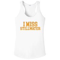 Stillwater Oklahoma I Miss Stillwater Ladies PosiCharge Competitor Racerback Tank