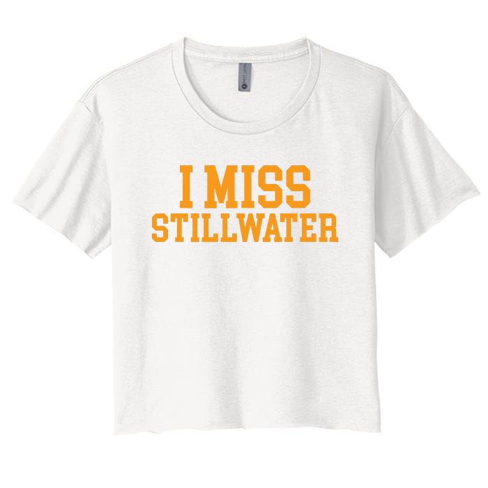 Stillwater Oklahoma I Miss Stillwater Women's Crop Top Tee