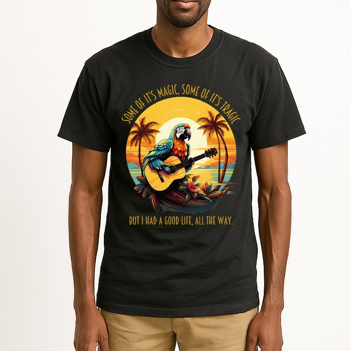 Some Of It's Magic Some Of It's Tragic Parrot Funny Tall T-Shirt