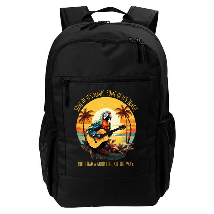 Some Of It's Magic Some Of It's Tragic Parrot Funny Backpack