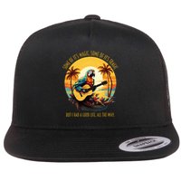 Some Of It's Magic Some Of It's Tragic Parrot Funny Flatbill Hat