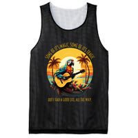 Some Of It's Magic Some Of It's Tragic Parrot Funny Mesh Reversible Basketball Jersey Tank