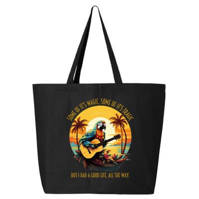 Some Of It's Magic Some Of It's Tragic Parrot Funny 25L Jumbo Tote