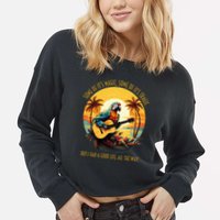 Some Of It's Magic Some Of It's Tragic Parrot Funny Cropped Pullover Crew