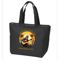 Some Of It's Magic Some Of It's Tragic Parrot Funny Zip Tote Bag