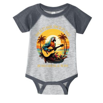 Some Of It's Magic Some Of It's Tragic Parrot Funny Infant Baby Jersey Bodysuit