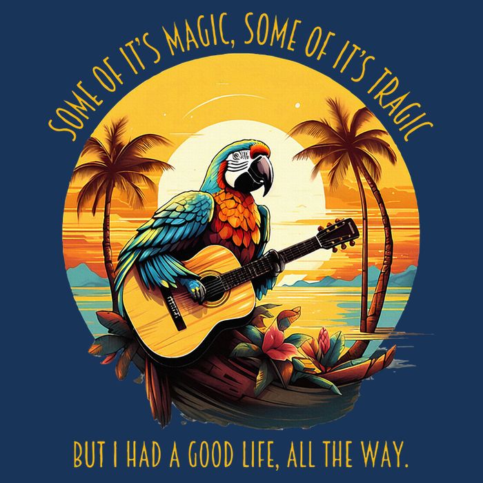 Some Of It's Magic Some Of It's Tragic Parrot Funny Infant Baby Jersey Bodysuit