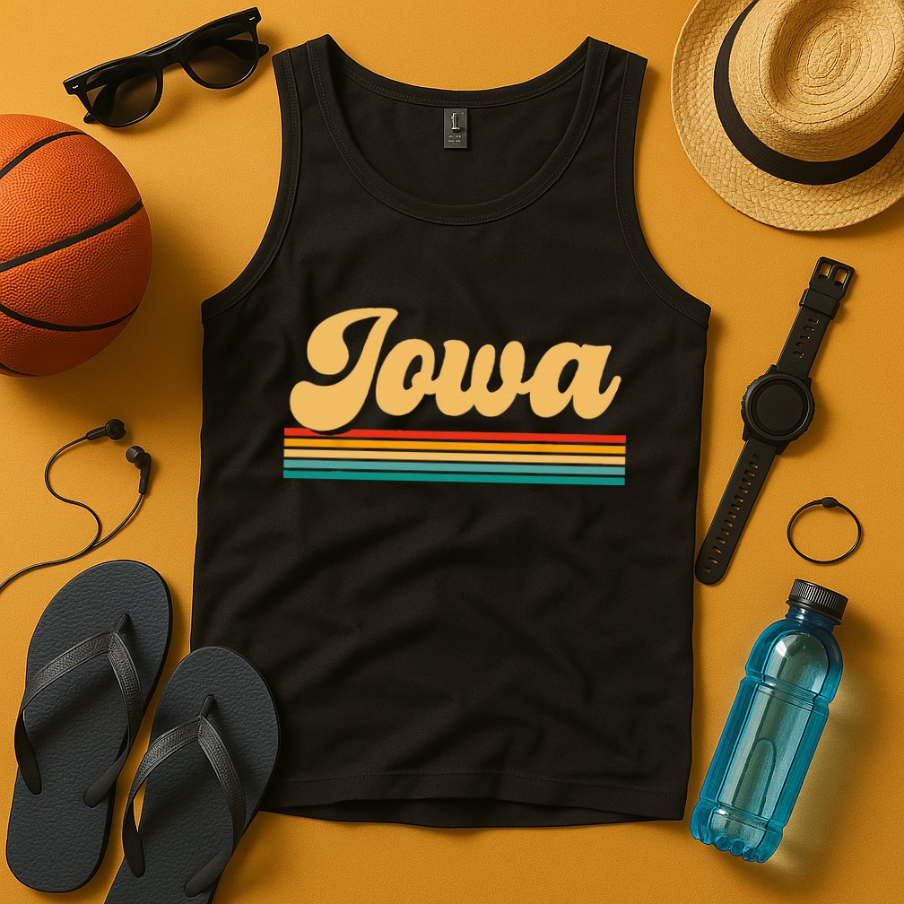 State Of Iowa Tank Top