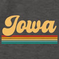State Of Iowa Vector Backpack