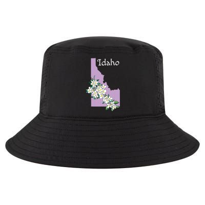 State Of Idaho Syringa Flower Cool Comfort Performance Bucket Hat