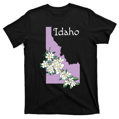 State Of Idaho Syringa Flower T-Shirt